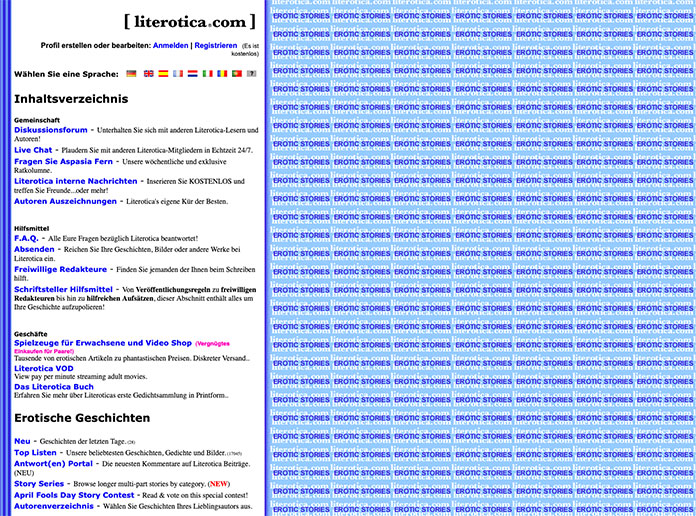Literotika erotische geschichten Erotic Stories