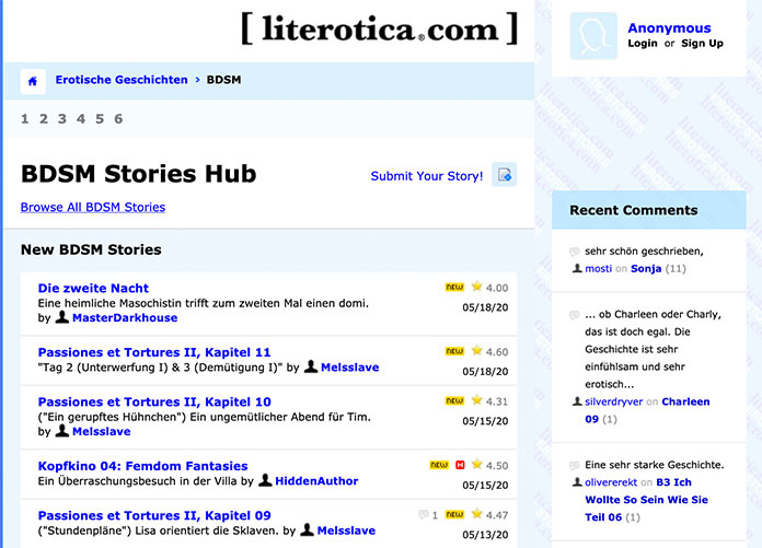 Literotica BDSM Stories