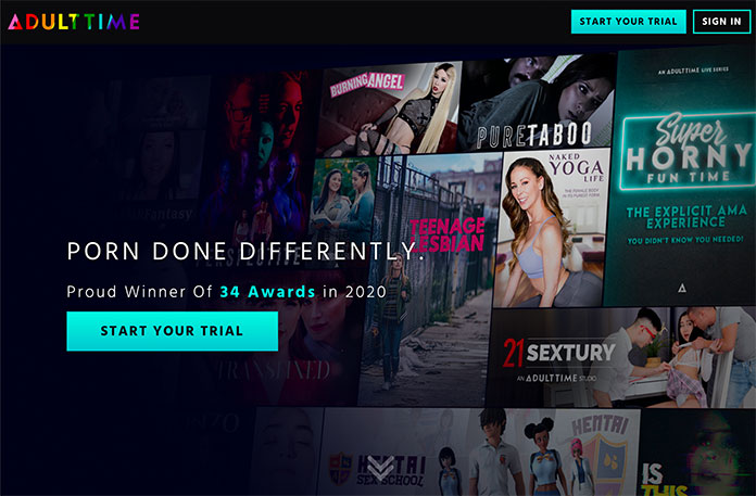 AdultTime.com Porn VOD Streaming Site