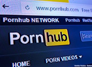 Pornhub-Startseite