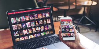 Nutaku App Mobile und Desktop Ansicht