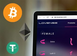 Zahlung mit Kryptowährung bei Lovense