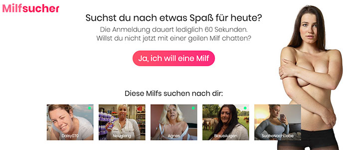 milfsucher.com Milf Kontakte für live Chat Action finden