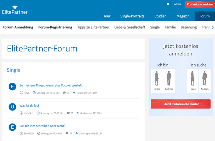 Elitepartner Forum