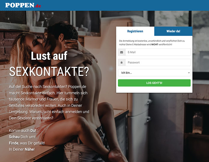 Poppen.de Sexkontakte-Portal