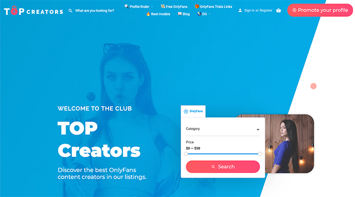 topcreators.net Profile Search-Engine für die besten Onlyfans Accounts
