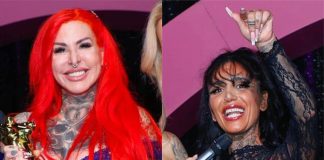 Cat Coxx und Tyraride mit ihren Venus Awards
