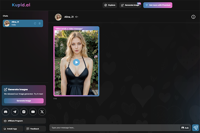 Chat auf kupid.ai