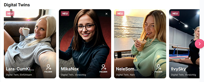 Darstellung von Digital Twins