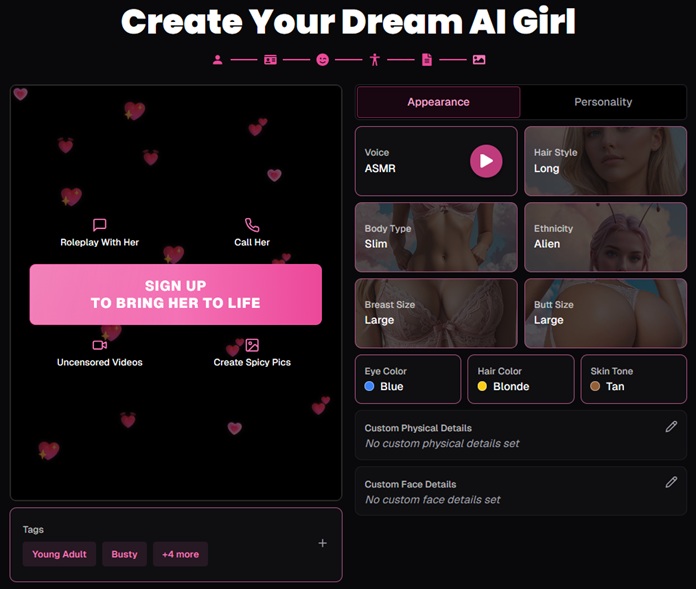 Create Your Dream AI Girl
