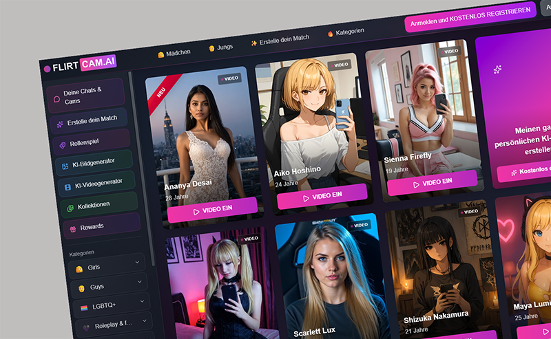 flirtcam.ai Girls